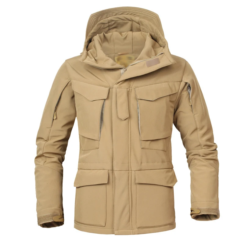 Outdoor Tactical Windbreaker Jacket With Soft Shell Waterproof Velvet Training Jackets Tactical Military Combat Winter Jacket
Outdoor Tactical Windbreaker Jacket With Soft Shell Waterproof Velvet Training Jackets Tactical Military Combat Winter Jacket