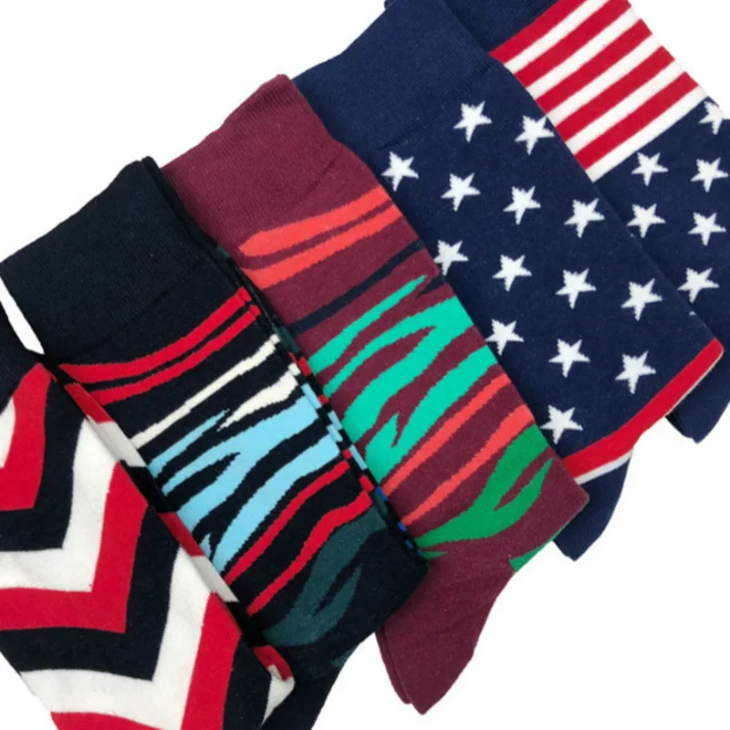 Men Socks Happy Colorful Striped Star Stitching Harajuku Fashion Male Funny Hip Hop Street Casual Ventilation Cotton Sock Autumn
Men Socks Happy Colorful Striped Star Stitching Harajuku Fashion Male Funny Hip Hop Street Casual Ventilation Cotton Sock Autumn