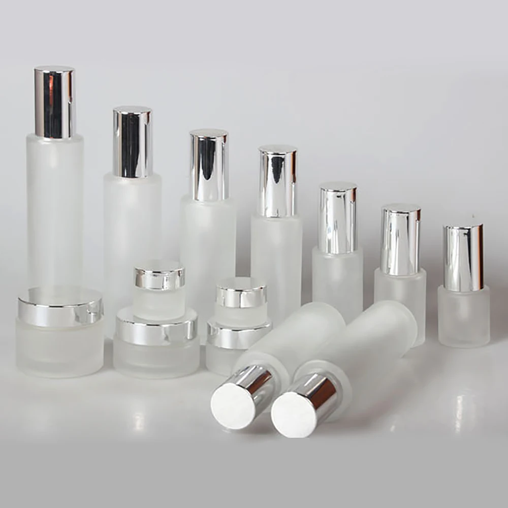 100pcs 100ml frosted bottle with shiny silver screw cap and mist spray pump, 100pcs 20g 50g frosted glass jar for cream
100pcs 100ml frosted bottle with shiny silver screw cap and mist spray pump, 100pcs 20g 50g frosted glass jar for cream