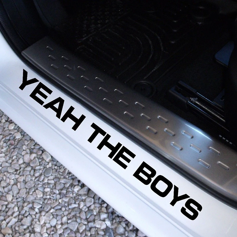 2x Yeah The Boys Door Sill Sticker Pair Decal Funny Jdm 4x4 Car Cool Graphics Vinyl Decor Decals
2x Yeah The Boys Door Sill Sticker Pair Decal Funny Jdm 4x4 Car Cool Graphics Vinyl Decor Decals
