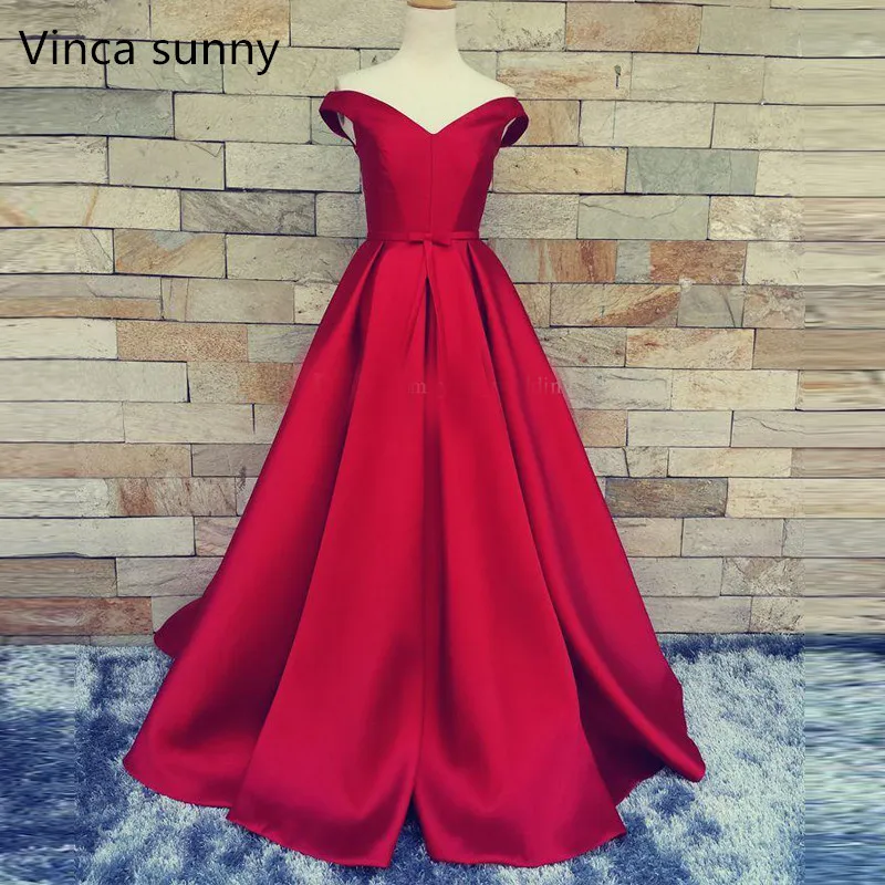 Customized Red Long Satin Prom Gowns Sexy V Neck Vestidos Open Back Vintage Evening Dresses 2025 Women Formal Party Dress
Customized Red Long Satin Prom Gowns Sexy V Neck Vestidos Open Back Vintage Evening Dresses 2025 Women Formal Party Dress