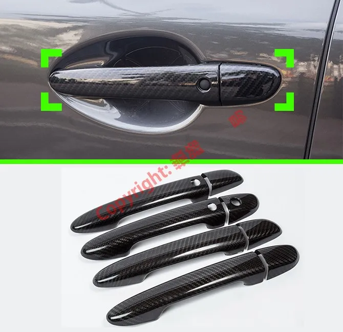 Carbon Fiber Style Door Handle Cover Trim With Smart Hole For Mazda CX-5 2017 2018 2019 Car Accessories Stickers W4
Carbon Fiber Style Door Handle Cover Trim With Smart Hole For Mazda CX-5 2017 2018 2019 Car Accessories Stickers W4