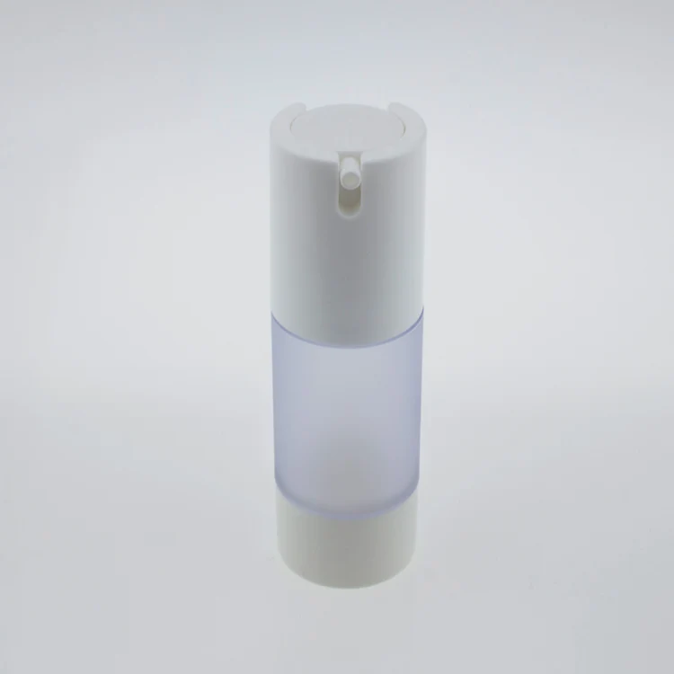 Round shape 1 ounce empty vacuum pump bottle for face serum lotion, airless dispenser skincare container 30ml
Round shape 1 ounce empty vacuum pump bottle for face serum lotion, airless dispenser skincare container 30ml