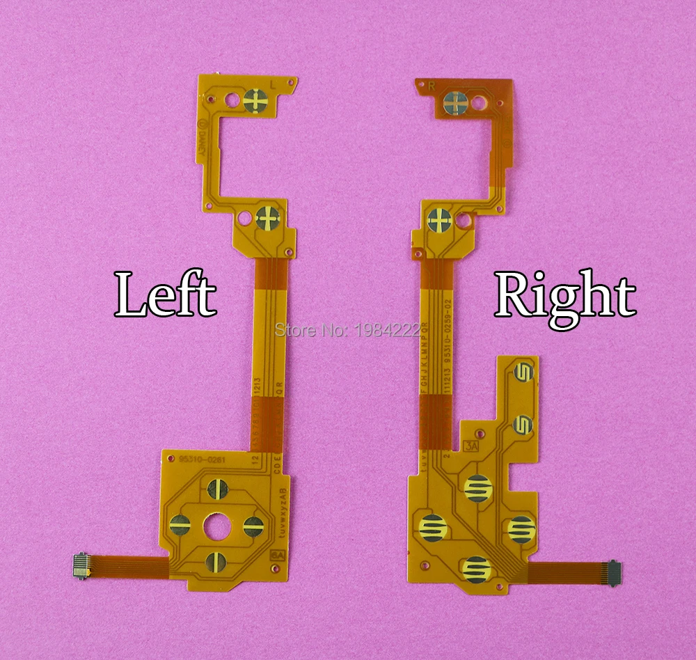 5sets/lot Left + Right Conductive Film Board Button Ribbon Cable for WII U Pad Controller
5sets/lot Left + Right Conductive Film Board Button Ribbon Cable for WII U Pad Controller