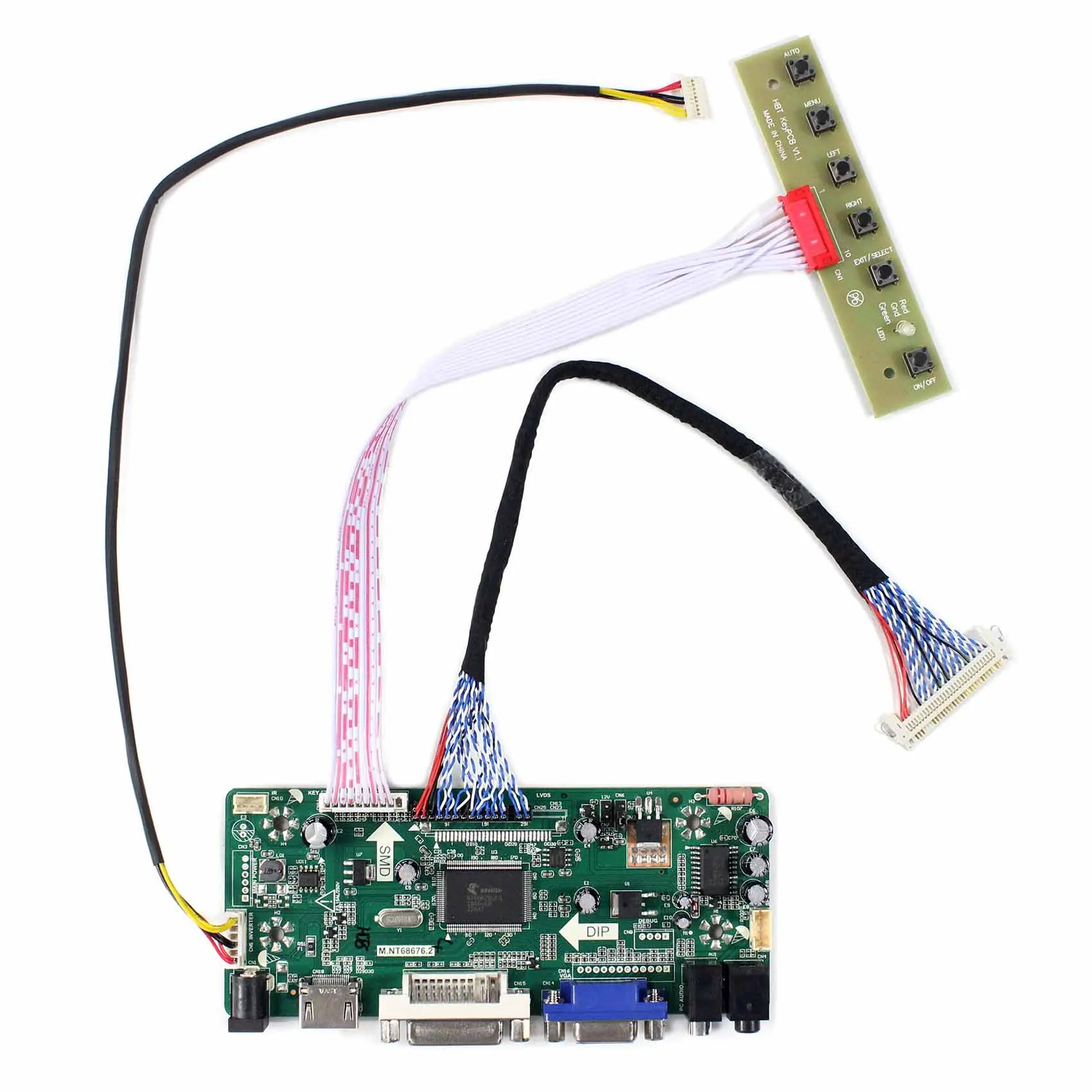 For 22" 1680x1050 LCD Screen G220SVN01.0 HD MI DVI VGA AUDIO LCD Controller Board
For 22" 1680x1050 LCD Screen G220SVN01.0 HD MI DVI VGA AUDIO LCD Controller Board