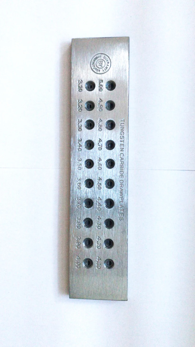 3.1-5.0mm Half-Round Drawing Plate Carbide Tungsten Wire Drawplate for Jewelry Making
3.1-5.0mm Half-Round Drawing Plate Carbide Tungsten Wire Drawplate for Jewelry Making