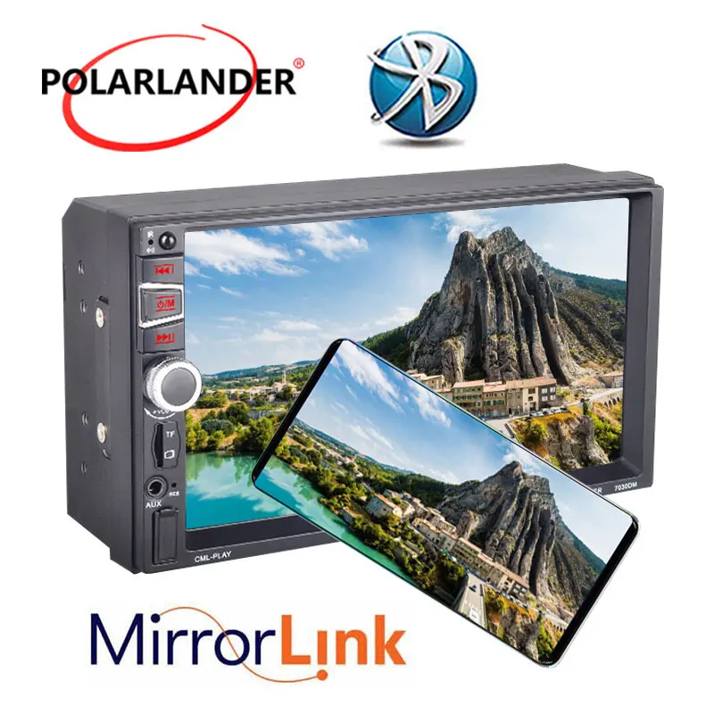 Car Multimedia Player 2 Din 7'' Car Radio Bluetooth MP5 Stereo FM/TF/USB/AUX Mirror Link for Android GPS Navigation
Car Multimedia Player 2 Din 7'' Car Radio Bluetooth MP5 Stereo FM/TF/USB/AUX Mirror Link for Android GPS Navigation