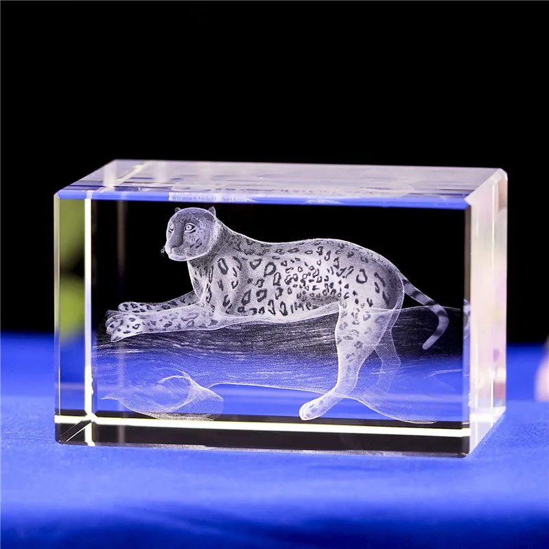 Crystal Home Decor Ornaments 3D Laser Engrave Leopard Model Paperweight Gift Fengshui Crafts Home Decoration Accessories
Crystal Home Decor Ornaments 3D Laser Engrave Leopard Model Paperweight Gift Fengshui Crafts Home Decoration Accessories