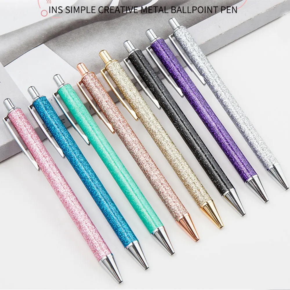 10pc / Set Creative Metal Push Ballpoint Pen Gift Ballpoint Pen For Office Business School Promotion
10pc / Set Creative Metal Push Ballpoint Pen Gift Ballpoint Pen For Office Business School Promotion