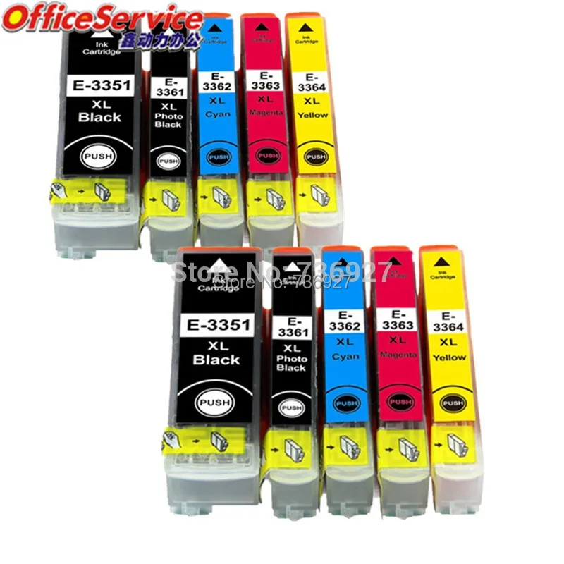 T3351 33XL ink Cartridge Compatible for Epson XP-530 XP-630 XP-635 XP-830 XP-540 XP-640 XP-645 XP-900 inkjet printer
T3351 33XL ink Cartridge Compatible for Epson XP-530 XP-630 XP-635 XP-830 XP-540 XP-640 XP-645 XP-900 inkjet printer
