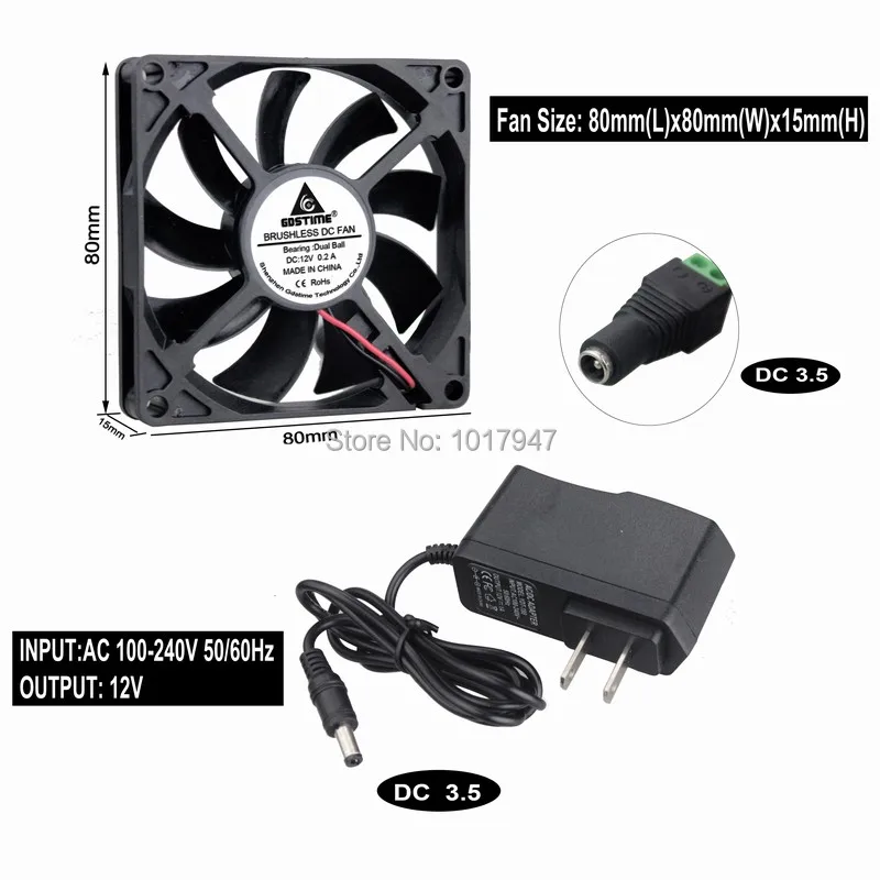 10PCS LOT 80mm x 15mm 8cm Ball New AC Fan Kit 110V 115V 120V 220V 240V AC 31CFM Cooling Cabinet
10PCS LOT 80mm x 15mm 8cm Ball New AC Fan Kit 110V 115V 120V 220V 240V AC 31CFM Cooling Cabinet