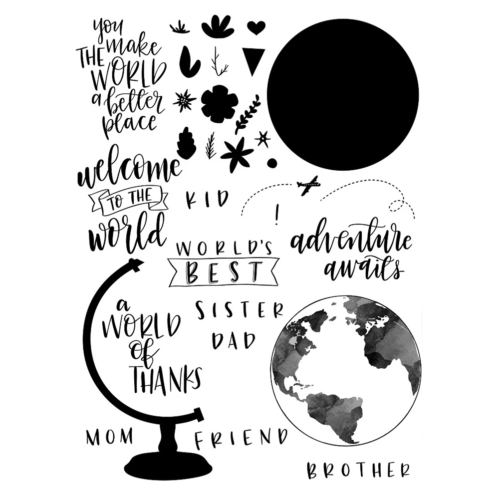 globe Transparent Clear Silicone Stamp/Seal for DIY scrapbooking/photo album Decorative clear stamp
globe Transparent Clear Silicone Stamp/Seal for DIY scrapbooking/photo album Decorative clear stamp