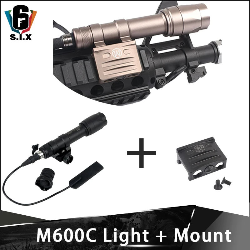 Tactical Surefir M600C Flashlight With RM45 Off Set Mount M600 Light Mount With Picatinny Weaver Rail Mount
Tactical Surefir M600C Flashlight With RM45 Off Set Mount M600 Light Mount With Picatinny Weaver Rail Mount