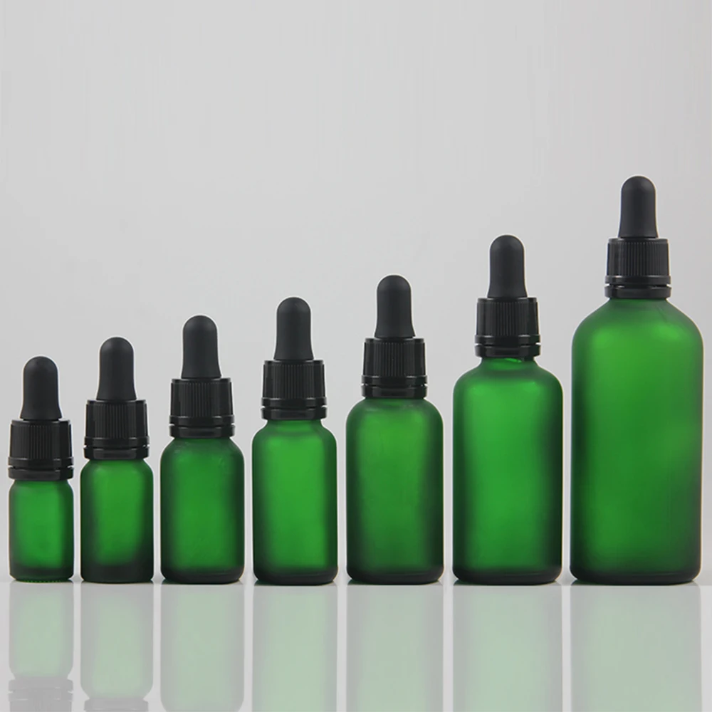 Green frosted 10 ml essential oil glass bottle dropper with plastic anti-theft cap, small glass vails liquid skincare travel
Green frosted 10 ml essential oil glass bottle dropper with plastic anti-theft cap, small glass vails liquid skincare travel