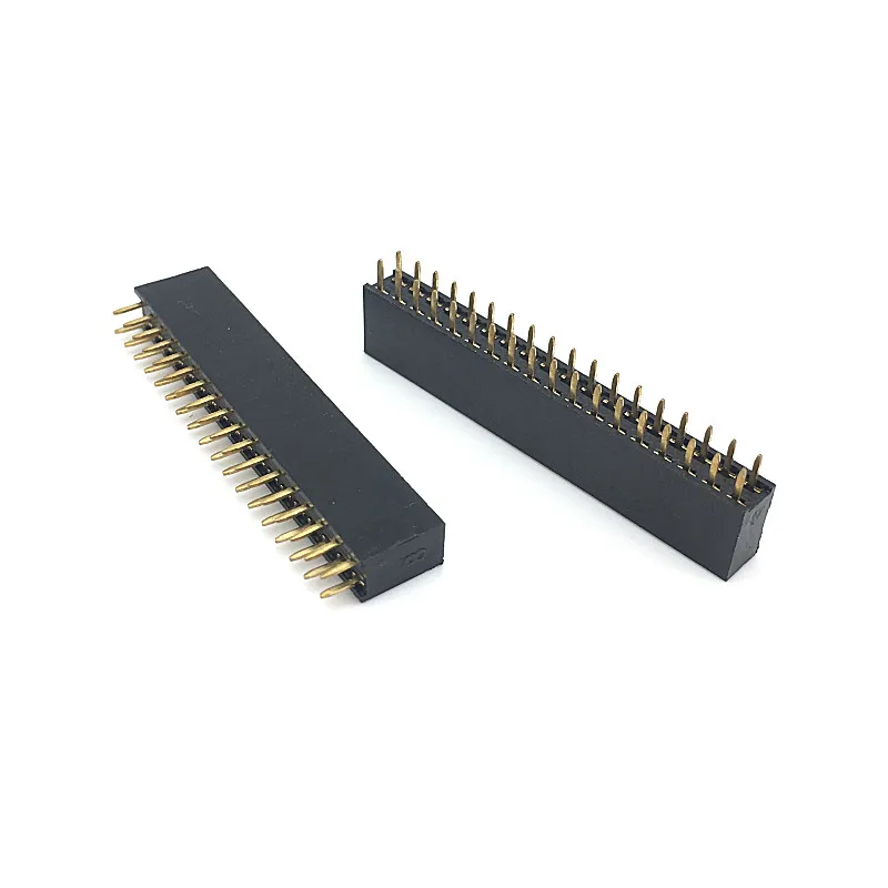 Wholesale 100pcs 2.54mm Two Double Row Pin Female Pin Header Socket 2x18 36-Pin Connector Strip
Wholesale 100pcs 2.54mm Two Double Row Pin Female Pin Header Socket 2x18 36-Pin Connector Strip