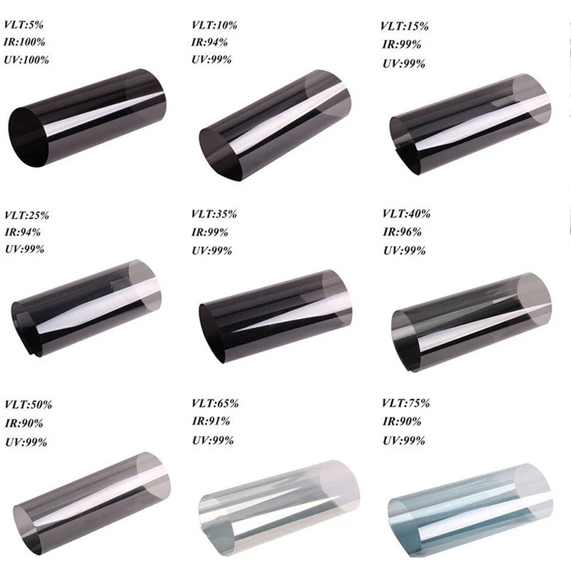 50cmX152cm VLT5% IR90% rejection durable Nano Ceramic solar car window film
50cmX152cm VLT5% IR90% rejection durable Nano Ceramic solar car window film