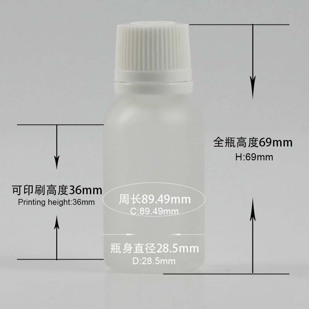 Portable round 15ml eye oil container, wholesale empty liquide glass bottle for perfume
Portable round 15ml eye oil container, wholesale empty liquide glass bottle for perfume