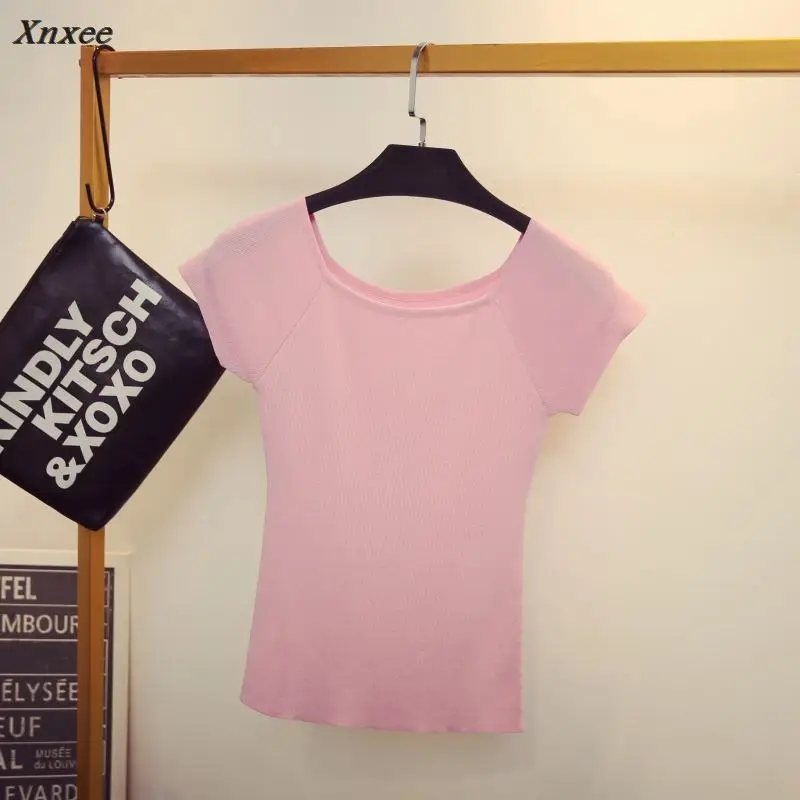 The new summer Korean pure slim slim collar knitted T-shirt silk shirt jacket thin woman Xnxee
The new summer Korean pure slim slim collar knitted T-shirt silk shirt jacket thin woman Xnxee