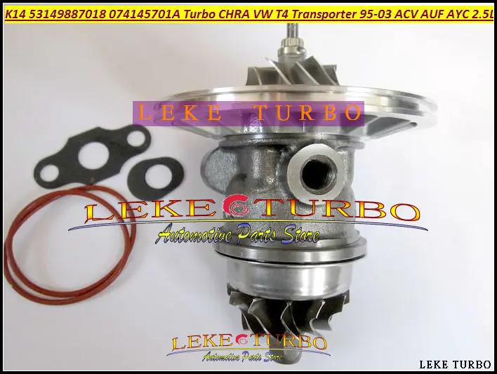 Turbo Chra Cartridge Core K14 53149887018 53149707018 074145701A Turbocharger For VW T4 Transporter 95- AJT AYY ACV AUF AYC 2.5L
Turbo Chra Cartridge Core K14 53149887018 53149707018 074145701A Turbocharger For VW T4 Transporter 95- AJT AYY ACV AUF AYC 2.5L