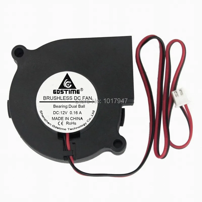 10 Pieces lot DC Brushless Cooling Blower Fan 60mm x 28mm 6028 6cm 2Pin 12V Dual Ball Bearing
10 Pieces lot DC Brushless Cooling Blower Fan 60mm x 28mm 6028 6cm 2Pin 12V Dual Ball Bearing
