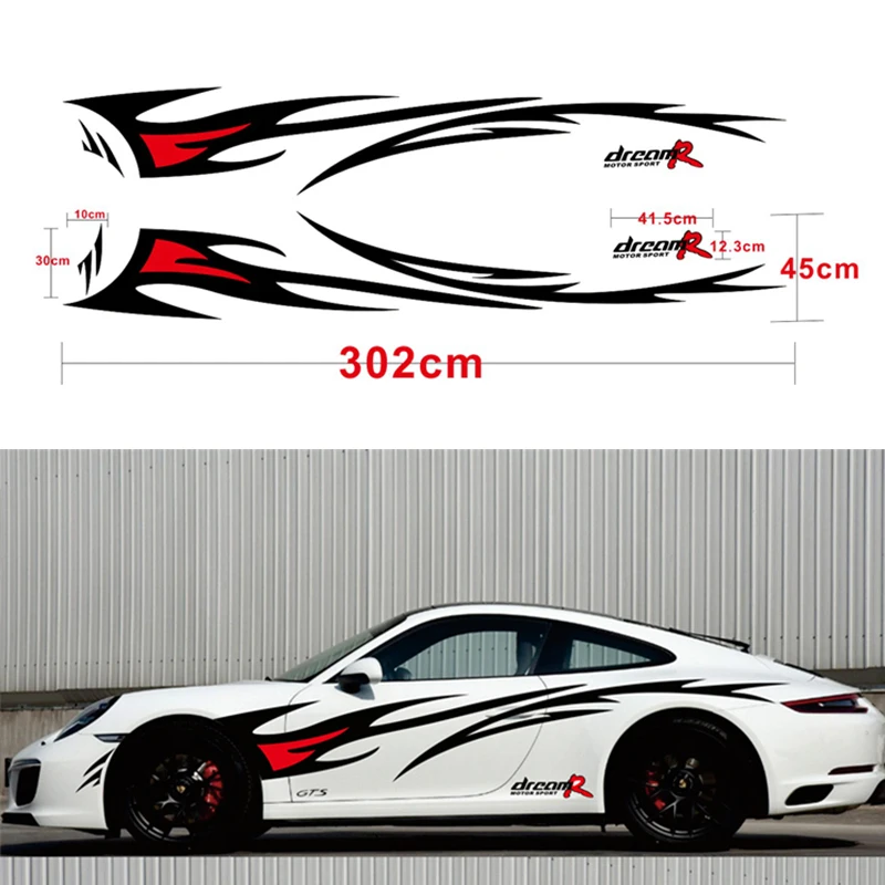 Car styling DREAM-R Flame Graphics Design Car Sticker for Whole Auto Body Vinyl Sticker Waterproof
Car styling DREAM-R Flame Graphics Design Car Sticker for Whole Auto Body Vinyl Sticker Waterproof