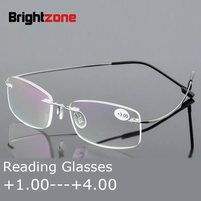9 Colors Rimless Ultra-Light Presbyopic Eyeglasses Reading Glasses Men Women +1.0+1.5+2.0+2.5+3.0+3.5+4.0 Magnifying Eyewear
9 Colors Rimless Ultra-Light Presbyopic Eyeglasses Reading Glasses Men Women +1.0+1.5+2.0+2.5+3.0+3.5+4.0 Magnifying Eyewear