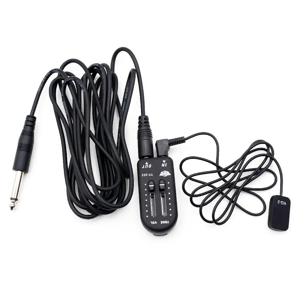 Guitar Piezo Pickup Contact Bass Violin Banjo Mandolin Ukulele Transducer with Audio Cable Sticker Volume Controller Tuner
Guitar Piezo Pickup Contact Bass Violin Banjo Mandolin Ukulele Transducer with Audio Cable Sticker Volume Controller Tuner