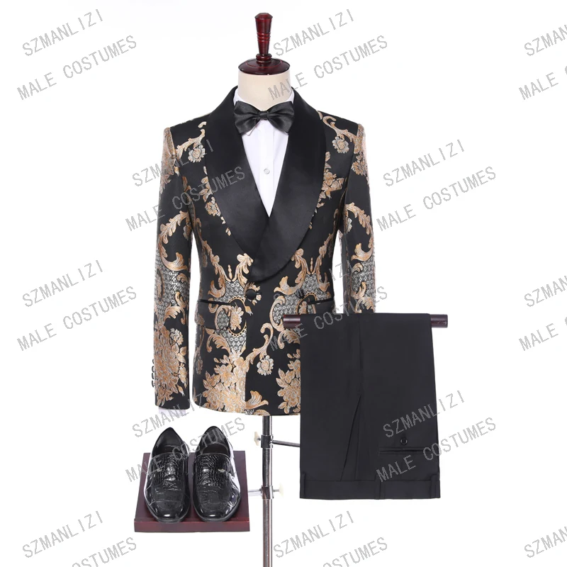 Terno Masculino Slim Fit 2019 Groom Suit Wedding Suit New Design Men Suits With Pants Black Embroidery Double Breasted Suit Men
Terno Masculino Slim Fit 2019 Groom Suit Wedding Suit New Design Men Suits With Pants Black Embroidery Double Breasted Suit Men