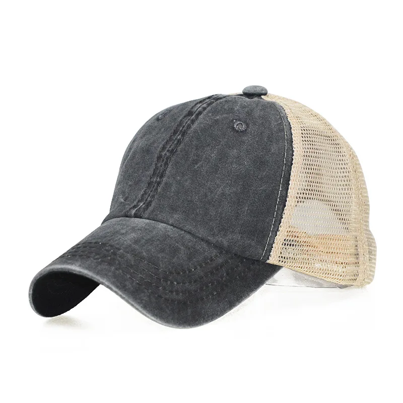Spring and Summer Washed Cotton Solid Color Baseball Cap Unisex Korean Version Baseball Cap Mesh Summer Visor
Spring and Summer Washed Cotton Solid Color Baseball Cap Unisex Korean Version Baseball Cap Mesh Summer Visor