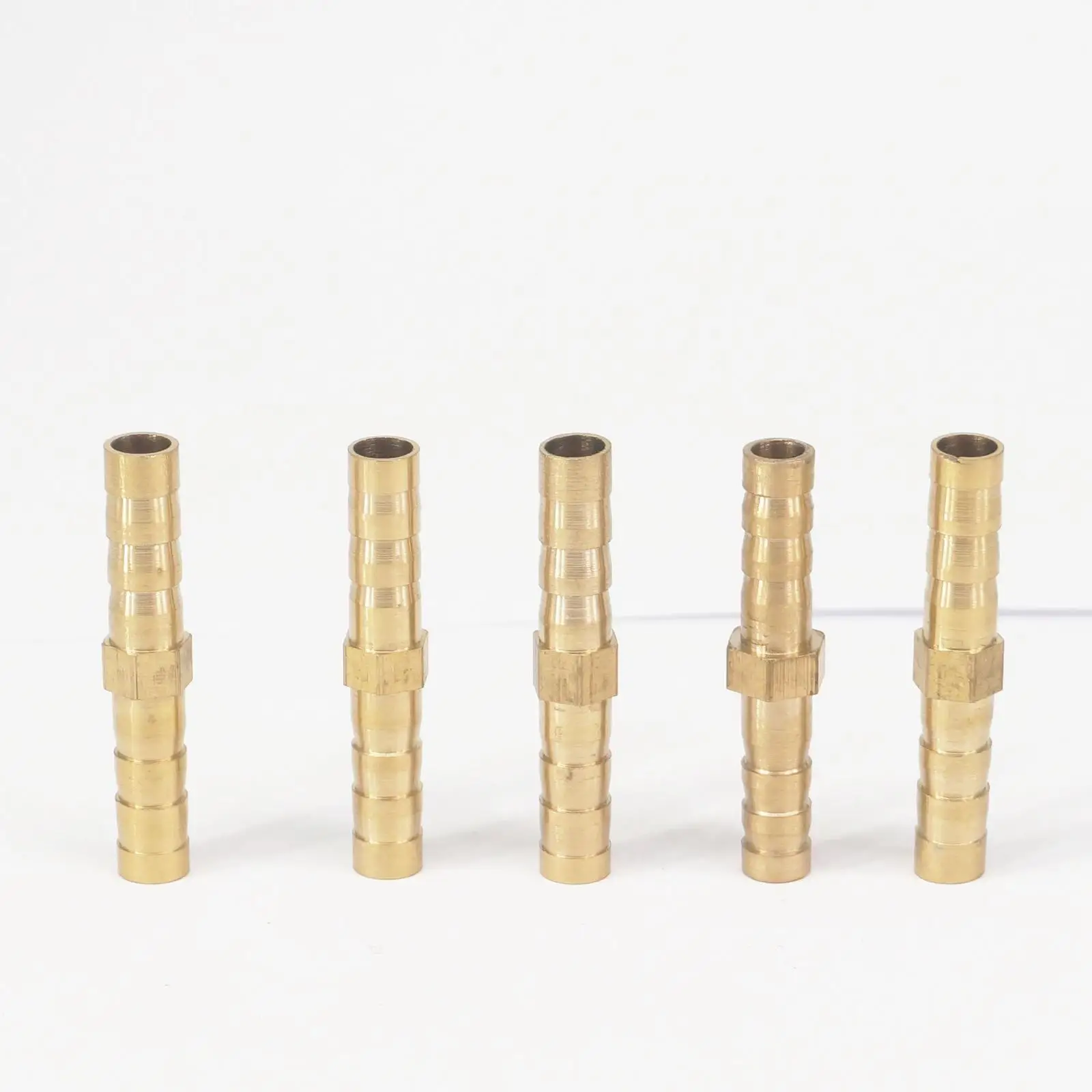 Fit Hose I/D 6mm Barbed Brass Coupler Splicer Connector Fitting for Fuel Gas Water 0.8 Mpa
Fit Hose I/D 6mm Barbed Brass Coupler Splicer Connector Fitting for Fuel Gas Water 0.8 Mpa