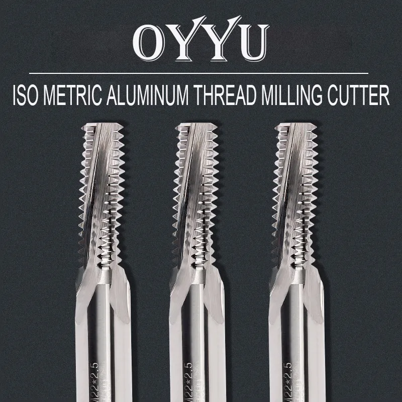 Aluminum thread milling cutter metric hard alloy tungsten steel milling cutter machining center milling cutter full teeth M3 M4
Aluminum thread milling cutter metric hard alloy tungsten steel milling cutter machining center milling cutter full teeth M3 M4