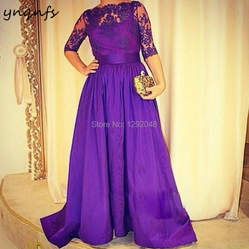 YNQNFS M12 Taffeta Lace Half Sleeves Bateau Formal Dress Women Elegant Purple Mother of the Bride Dresses Groom Outfits
YNQNFS M12 Taffeta Lace Half Sleeves Bateau Formal Dress Women Elegant Purple Mother of the Bride Dresses Groom Outfits