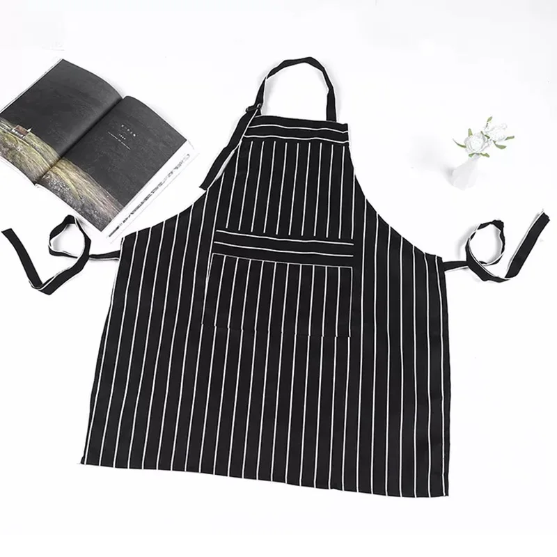 2019 hot sale Adjustable Adult Black Stripe Bib Apron With Chef Waiter Kitchen Cook
2019 hot sale Adjustable Adult Black Stripe Bib Apron With Chef Waiter Kitchen Cook