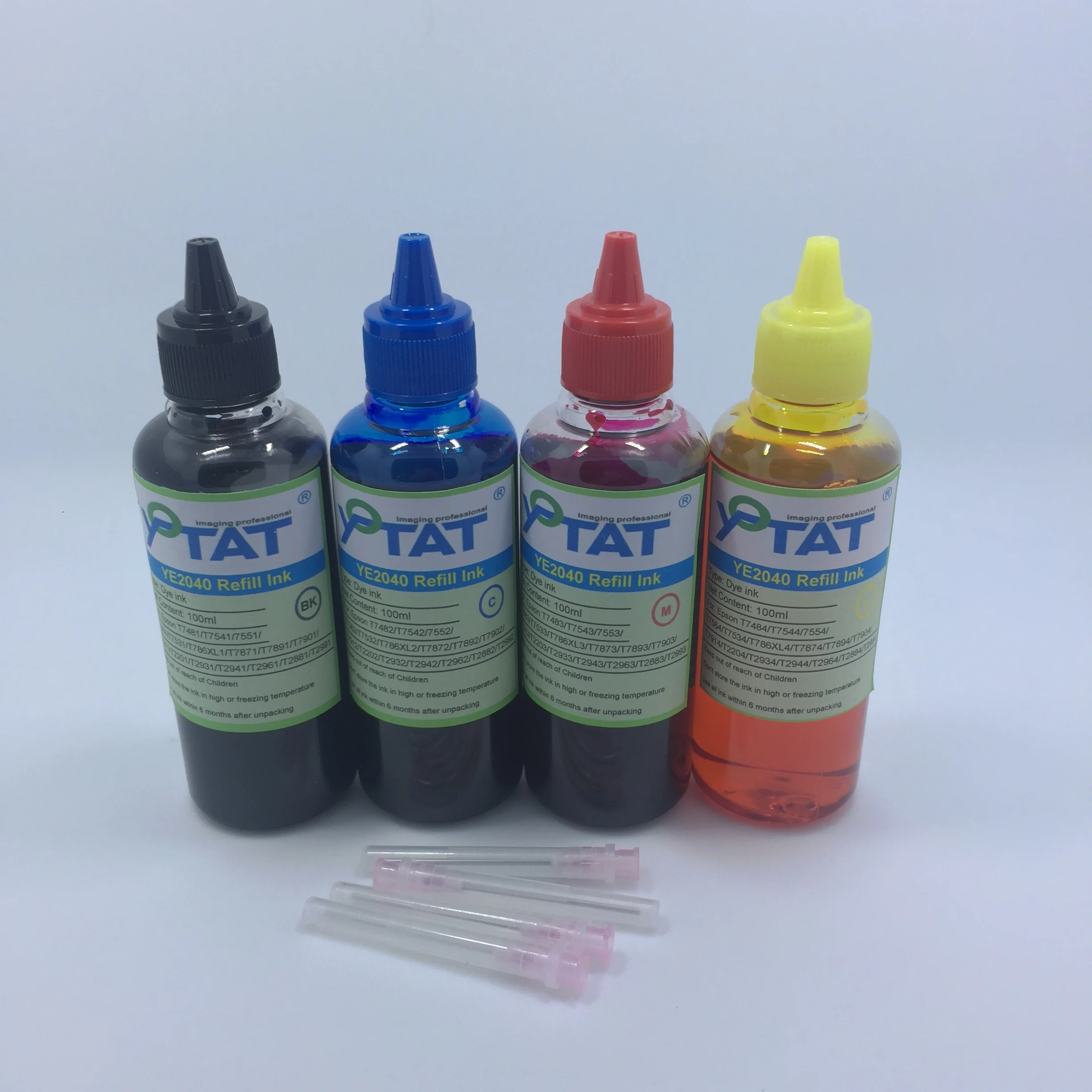 YOTAT 100ml Refill Dye Ink Kits for Epson T7481 T7541 T7551 T7561 T7891 T7901 T7911 T2201 T2931 T2941 T2961 T2881 T2991
YOTAT 100ml Refill Dye Ink Kits for Epson T7481 T7541 T7551 T7561 T7891 T7901 T7911 T2201 T2931 T2941 T2961 T2881 T2991