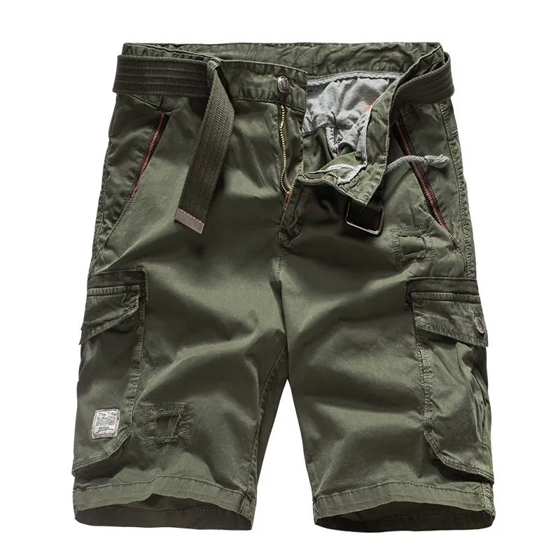 Men Casual Fashion Solid Color 100% Cotton Pockets Cargo Shorts Pants Men Summer New Belted Military Vintage Shorts Trousers Men
Men Casual Fashion Solid Color 100% Cotton Pockets Cargo Shorts Pants Men Summer New Belted Military Vintage Shorts Trousers Men