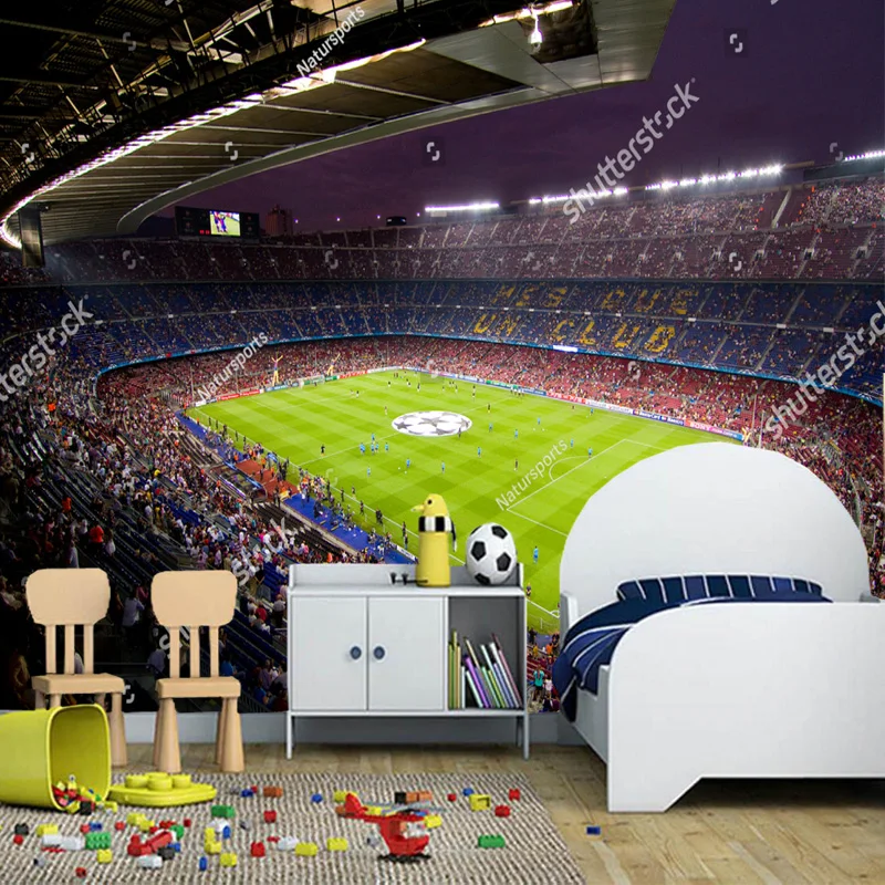 Customization of modern wall paper stereo Barcelona Camp Nou for living room bedroom TV setting wall waterproof vinyl wallpaper
Customization of modern wall paper stereo Barcelona Camp Nou for living room bedroom TV setting wall waterproof vinyl wallpaper