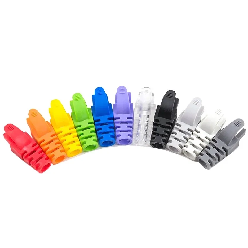 50pieces Plug Cap Network Cat5e Cat6 Ethernet Cable Protective Cover Mixed Color Networking Cable RJ45 Strain Relief Boots
50pieces Plug Cap Network Cat5e Cat6 Ethernet Cable Protective Cover Mixed Color Networking Cable RJ45 Strain Relief Boots