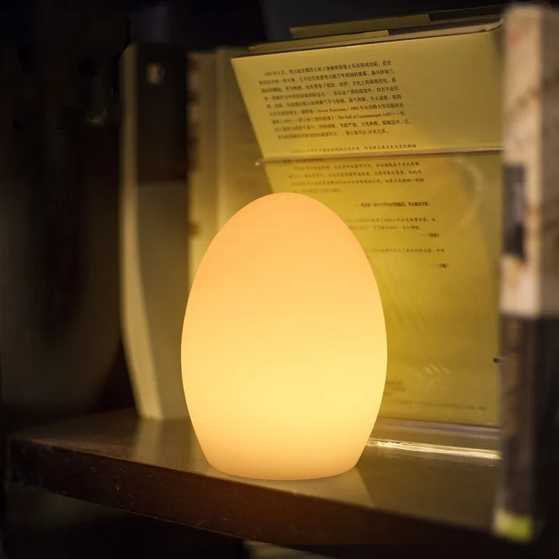 LED bar lamp Rechargeable telecontrol egg shaped lamp Outdoor cafeteria decorating small night lights Colorful creative table
LED bar lamp Rechargeable telecontrol egg shaped lamp Outdoor cafeteria decorating small night lights Colorful creative table