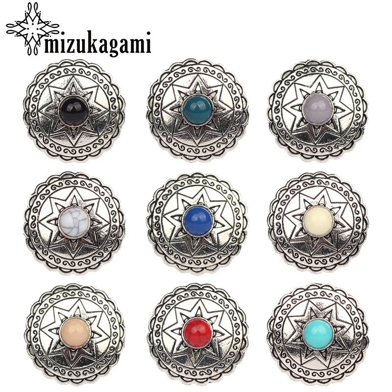 29mm 3pcs/lot Zinc Alloy Button Retro Round Star Decorative Buttons Charms For DIY Jewelry Finding Accessories
29mm 3pcs/lot Zinc Alloy Button Retro Round Star Decorative Buttons Charms For DIY Jewelry Finding Accessories