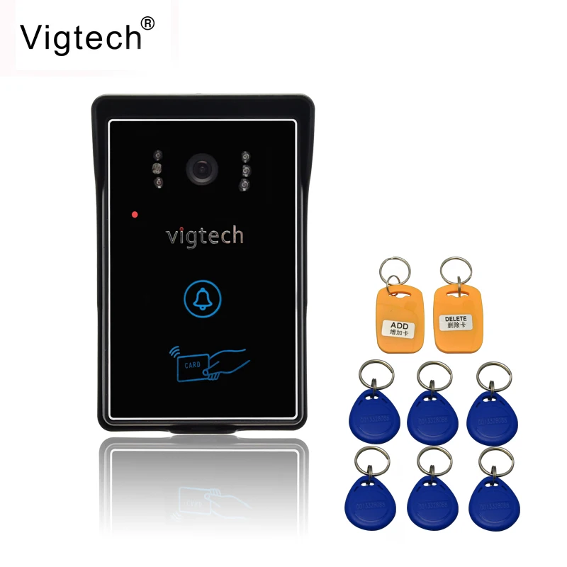 Vigtech Video Door Phone Intercom System waterproof Outdoor Camera /CMOS IR Night Vision For home/apartment Free Shipping
Vigtech Video Door Phone Intercom System waterproof Outdoor Camera /CMOS IR Night Vision For home/apartment Free Shipping