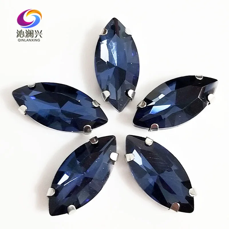Ink Blue Color Horse Eye Shape Glass Crystal Sew on Rhinestones, Use for Needlework, DIY Clothing Accessories, MY21
Ink Blue Color Horse Eye Shape Glass Crystal Sew on Rhinestones, Use for Needlework, DIY Clothing Accessories, MY21