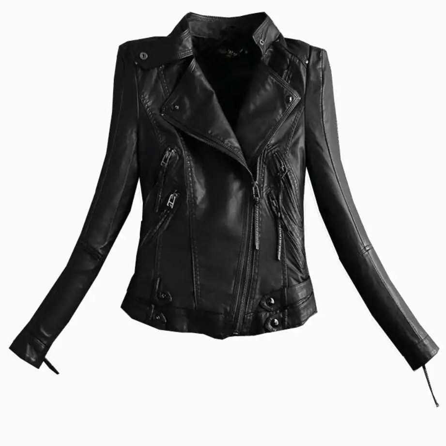 3XL Winter Women Jacket Solid Women Jacket Slim Women Motorcycle PU Leather short Jacket Zipper
3XL Winter Women Jacket Solid Women Jacket Slim Women Motorcycle PU Leather short Jacket Zipper