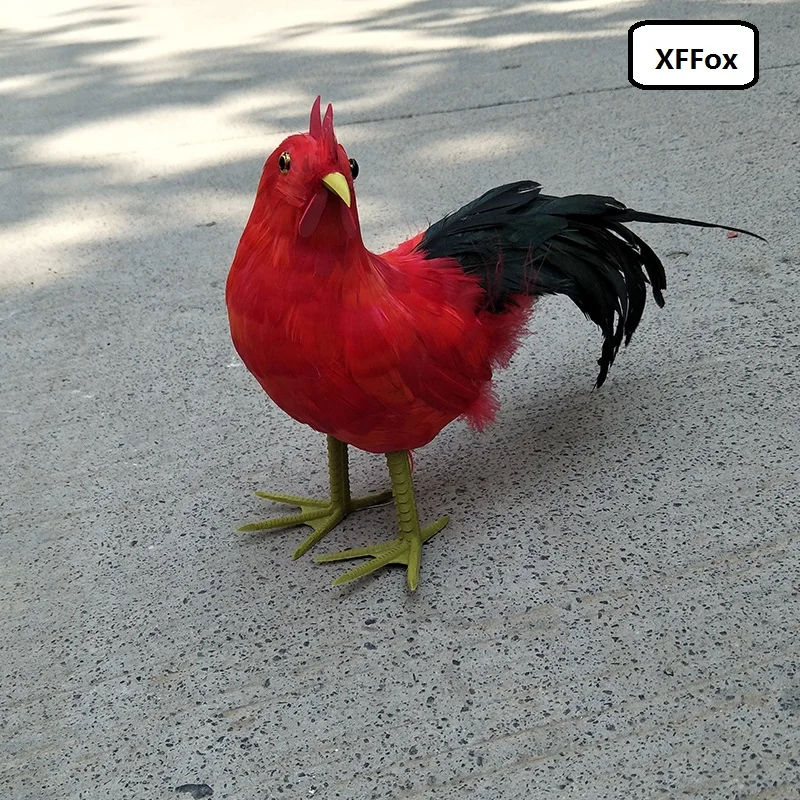 new simulation Red&black cock model foam&furs real life chicken bird gift about 30x15cm xf1090
new simulation Red&black cock model foam&furs real life chicken bird gift about 30x15cm xf1090