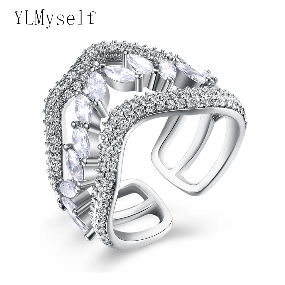 YLMyself Crystal Rings for Women Trendy Jewelry White Stone Fashion Accessories Gift Wholesale
YLMyself Crystal Rings for Women Trendy Jewelry White Stone Fashion Accessories Gift Wholesale