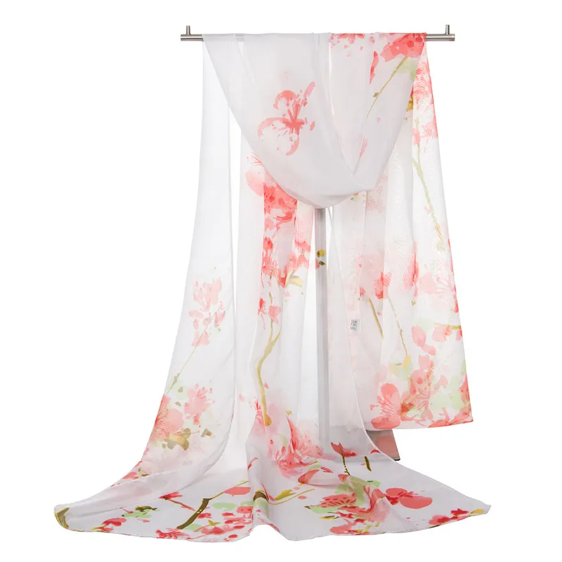 2018 New Summer Sun Lady Fashion Fresh Scarf Rose Print Pattern Chiffon Scarf Joker Turban Necklace hot sale
2018 New Summer Sun Lady Fashion Fresh Scarf Rose Print Pattern Chiffon Scarf Joker Turban Necklace hot sale