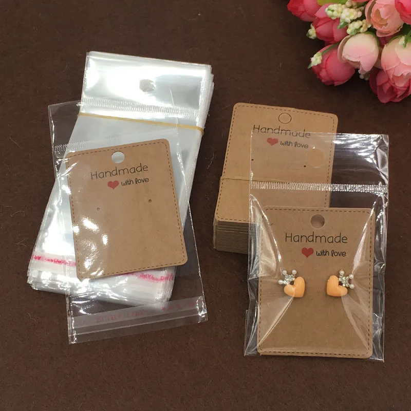 6.5*5cm 200pcs Earrings +200pcs Kraft Paper earrings Hang Tag Jewelry Display Card Earring Kraft Paper Tag for handmade jewelry
6.5*5cm 200pcs Earrings +200pcs Kraft Paper earrings Hang Tag Jewelry Display Card Earring Kraft Paper Tag for handmade jewelry