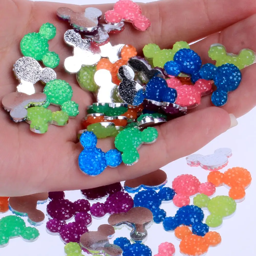 New 1000Pcs/Lot Multi 14x11.5mm Many Colors Small Head Flatback Resin Dotted Design Rhinestone Resin Stone Beads DIY Deco
New 1000Pcs/Lot Multi 14x11.5mm Many Colors Small Head Flatback Resin Dotted Design Rhinestone Resin Stone Beads DIY Deco