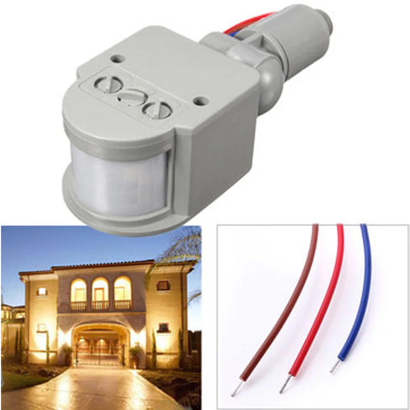 Indoor Application IP44 LED 110V-240V Infrared PIR Motion Sensor Detector Wall Light Switch 140Degree 12M
Indoor Application IP44 LED 110V-240V Infrared PIR Motion Sensor Detector Wall Light Switch 140Degree 12M