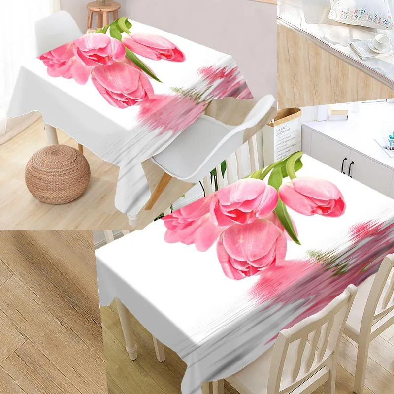 Custom Pink Flowers Table Cloth Oxford Print Rectangular Waterproof Oilproof Table Cover Square Wedding Tablecloth
Custom Pink Flowers Table Cloth Oxford Print Rectangular Waterproof Oilproof Table Cover Square Wedding Tablecloth