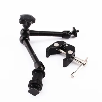 11 "einstellbare Reibung Gelenk zauber Arm Super Clamp Clip 2 in1 für DSLR LCD-Monitor LED Video Licht Kamera Zubehör